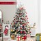 Artificial Pre-lit Christmas Tree Hinged Xmas Tree With Warm White Led Lights